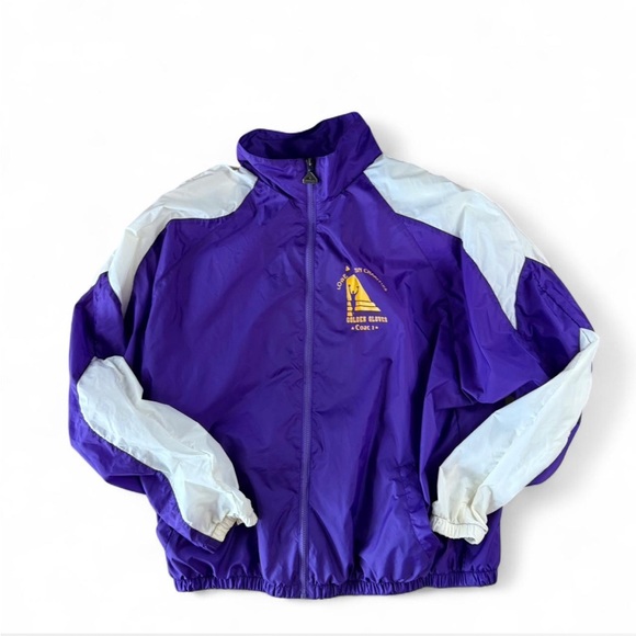 Other - Vintage 2002 New England Golden Gloves purple windbreaker jacket cool jacket